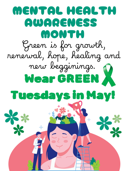  Wear Green Tuesdays in May